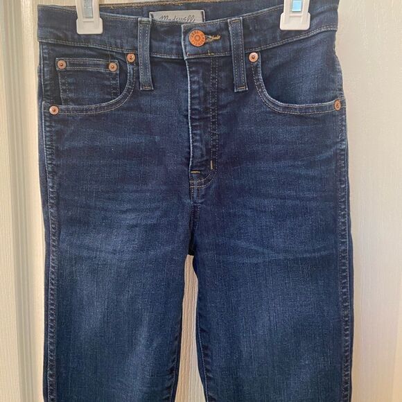 Madewell 10" High Riser Skinny Skinny Jeans Women's Size 24 - Picture 2 of 10